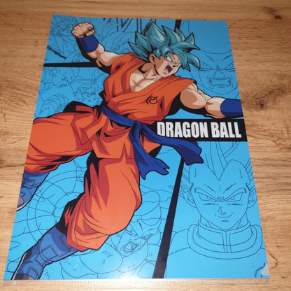 Dragon Ball Super Goku Super Blue A4 Clear File