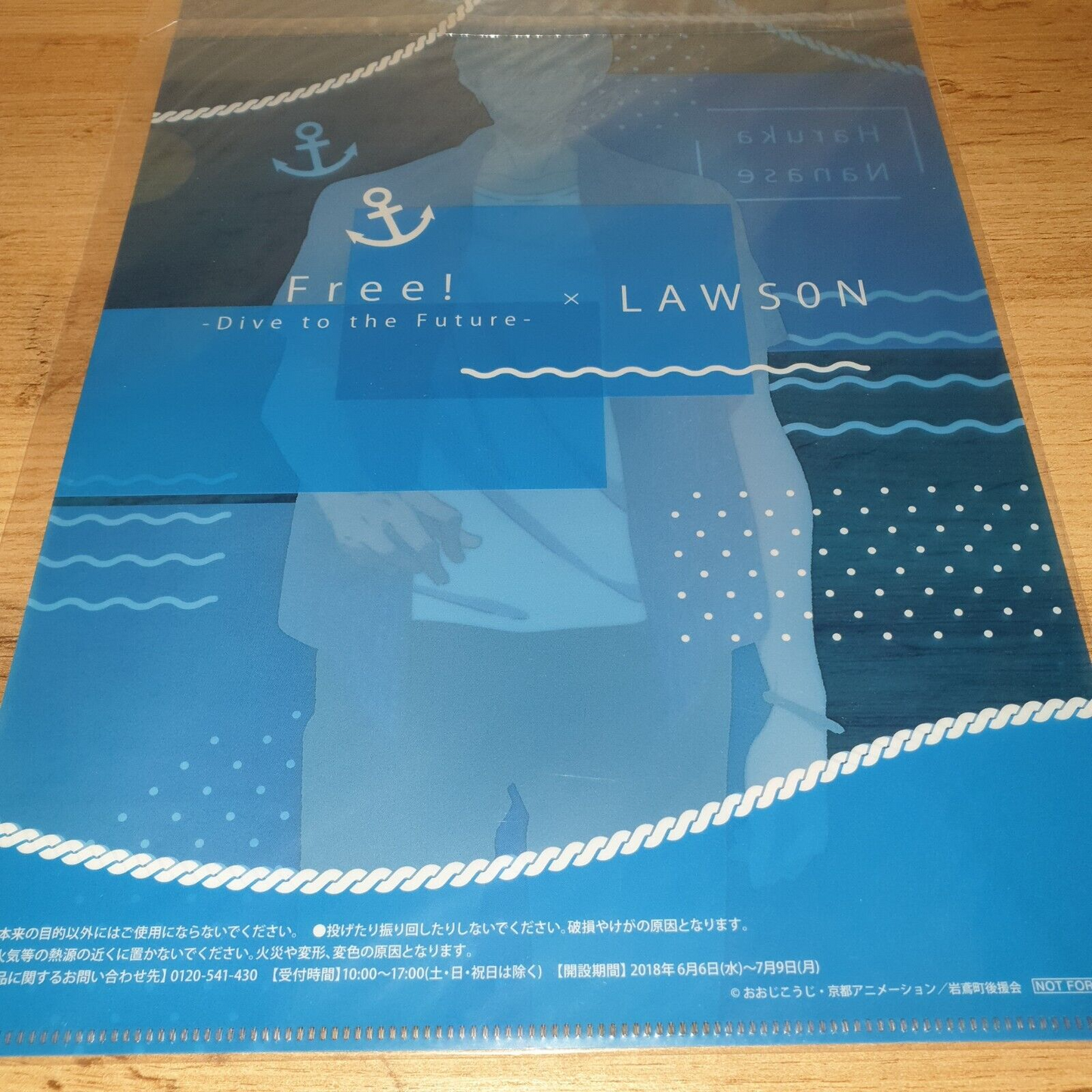 Free! Iwatobi Swim Club Haruka Nanase A4 Clear File