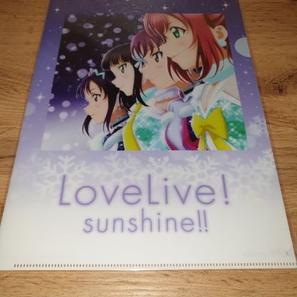 Love Live! Sunshine Saint Snow Dia & Ruby Kurosawa A4 Clear File