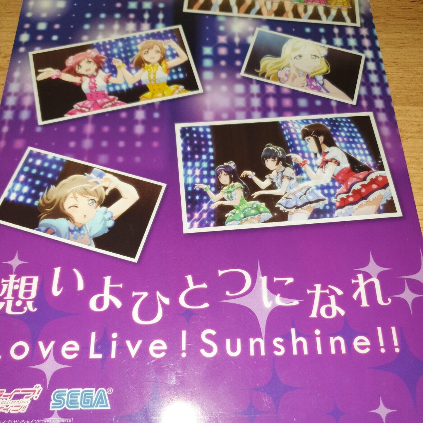 Love Live! Sunshine Aqours Omoi Yo Hitotsu Ni Nare A4 Clear File