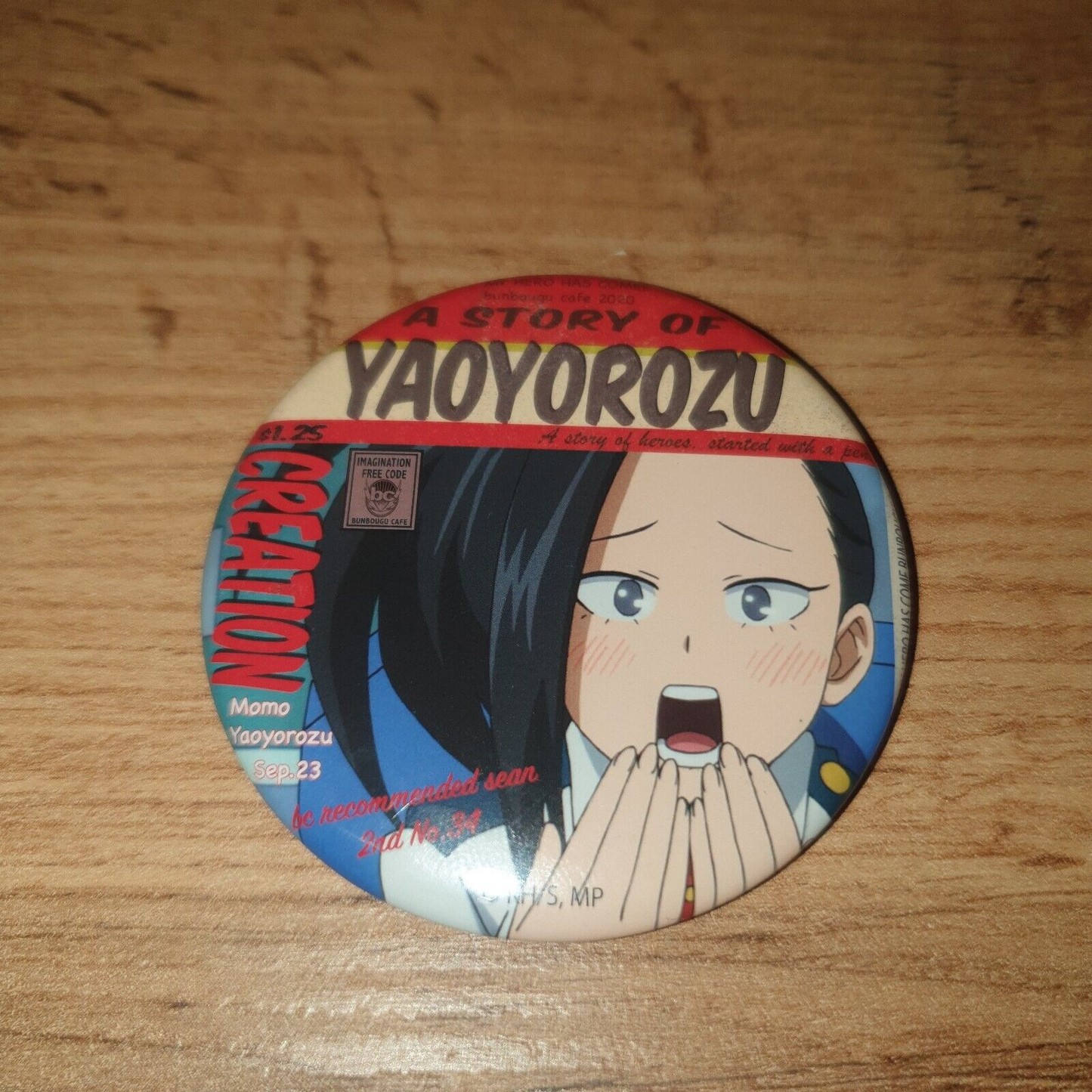 My Hero Academia Momo Pin Badge