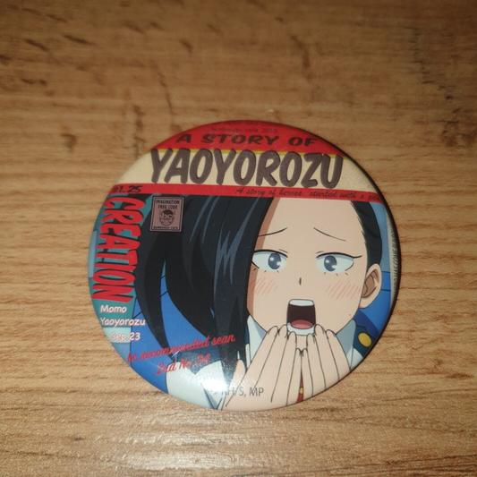 My Hero Academia Momo Pin Badge