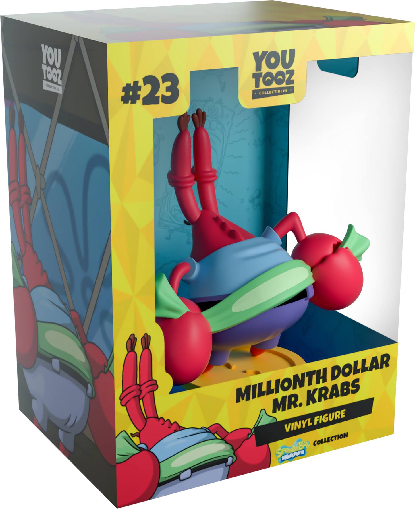Spongebob Squarepants Youtooz Vinyl Figure Millionth Dollar Mr. Krabs
