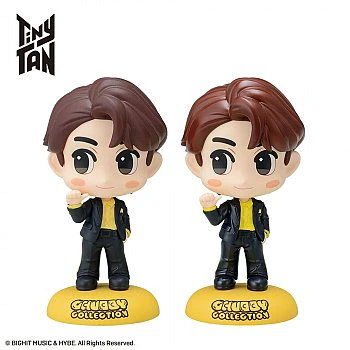 Tiny Tan BTS Jin Chubby Collection Figure With Keychain