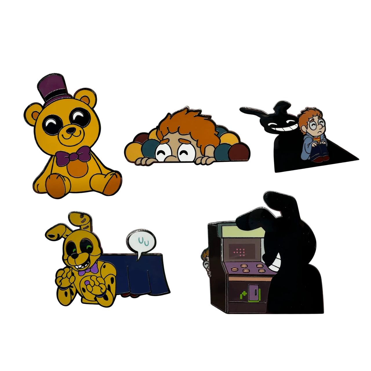 Five Nights At Freddy's Into the Pit Youtooz Pin Set