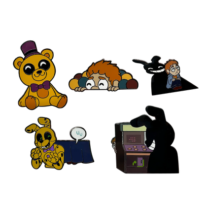 Five Nights At Freddy's Into the Pit Youtooz Pin Set