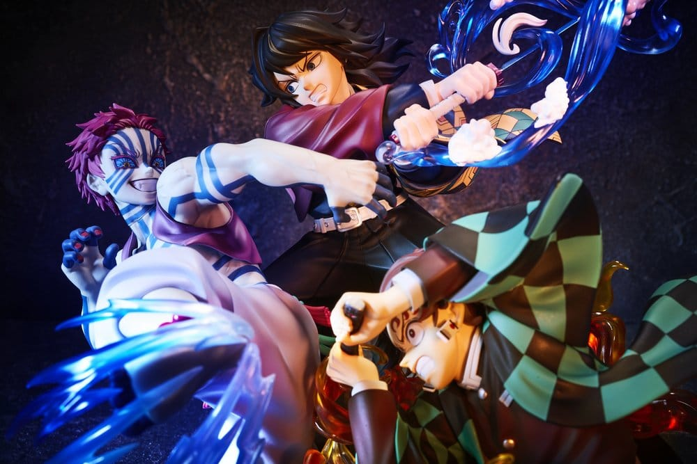 Demon Slayer: Kimetsu no Yaiba Statue Tanjiro Kamado & Giyu Tomioka & Akaza