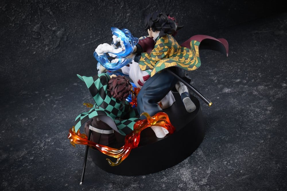 Demon Slayer: Kimetsu no Yaiba Statue Tanjiro Kamado & Giyu Tomioka & Akaza
