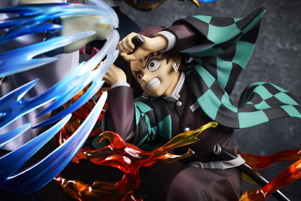 Demon Slayer: Kimetsu no Yaiba Statue Tanjiro Kamado & Giyu Tomioka & Akaza