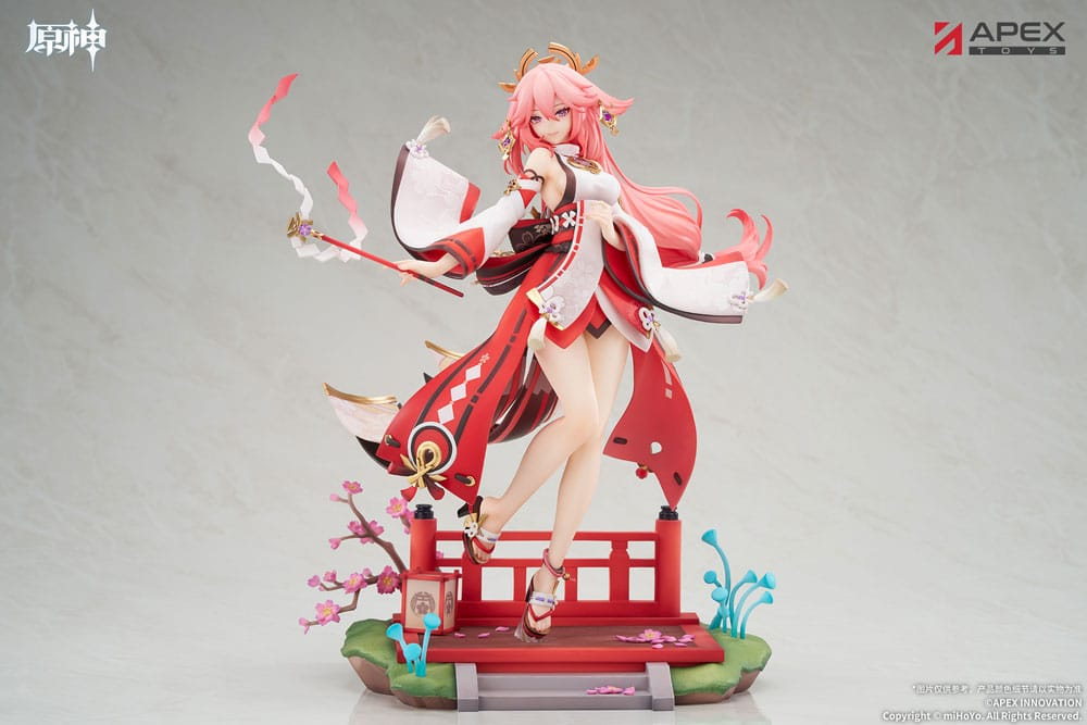 Genshin Impact 1/7 Scale Statue Yae Miko Astute Amusement Ver