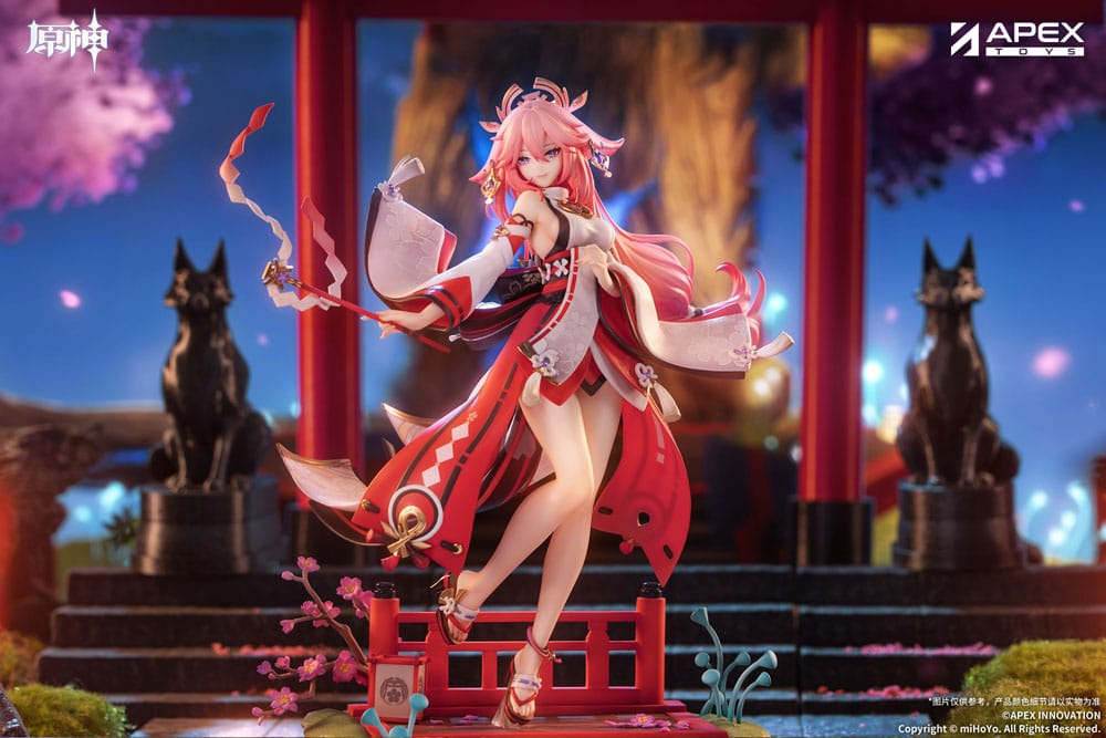 Genshin Impact 1/7 Scale Statue Yae Miko Astute Amusement Ver