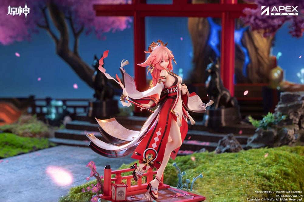 Genshin Impact 1/7 Scale Statue Yae Miko Astute Amusement Ver