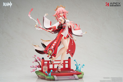 Genshin Impact 1/7 Scale Statue Yae Miko Astute Amusement Ver