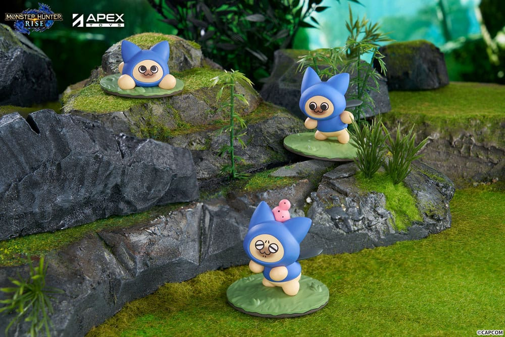 Monster Hunter Rise Blind Box Figures Felyne Cat - (Complete Box)