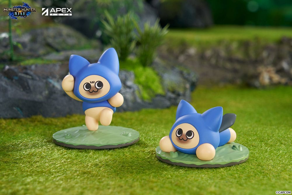 Monster Hunter Rise Blind Box Figures Felyne Cat - (Complete Box)