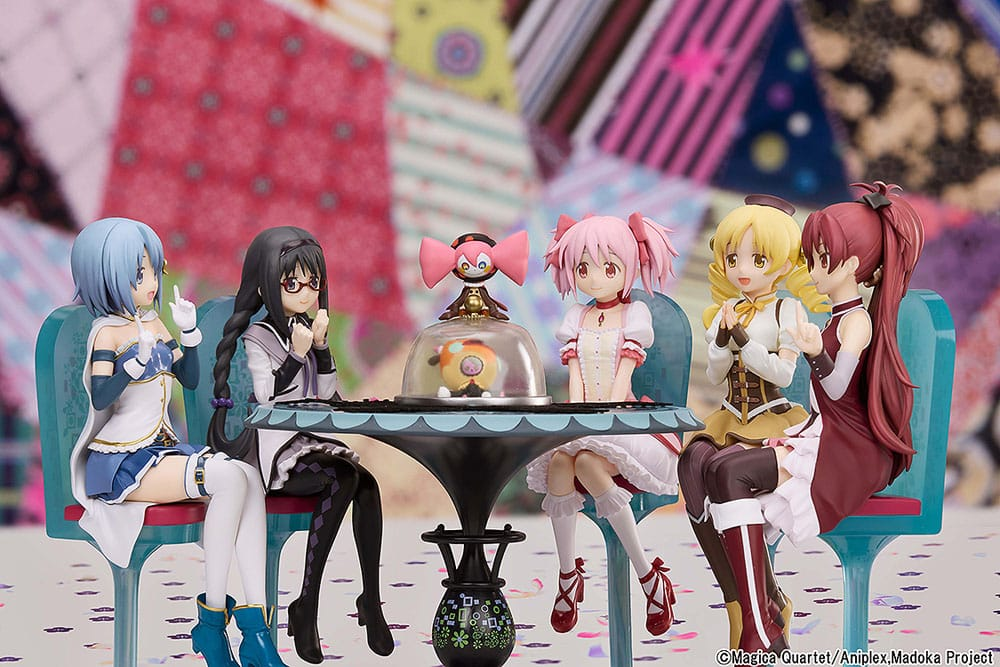 Puella Magi Madoka Magica The Movie: Rebellion Statue Tea Party Cake Song Ver. Set