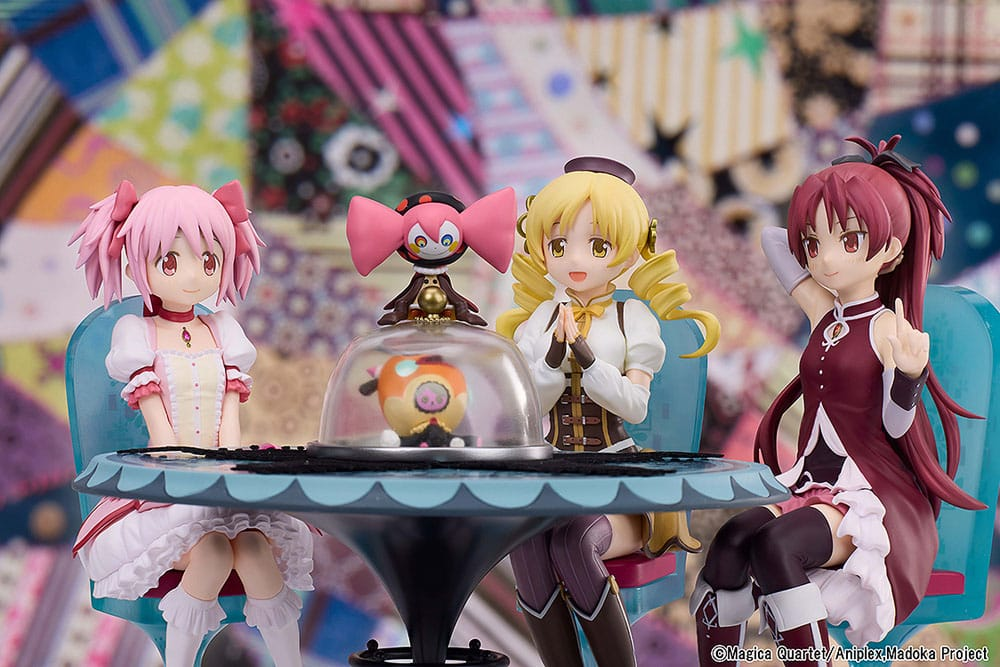 Puella Magi Madoka Magica The Movie: Rebellion Statue Tea Party Cake Song Ver. Set