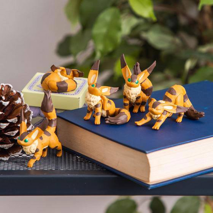 Castle in the Sky Mini Figures Pose Fox Squirrel - (Complete Box)