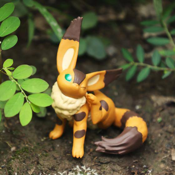 Castle in the Sky Mini Figures Pose Fox Squirrel - (Complete Box)