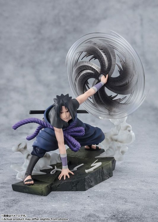 Naruto Shippuden Sasuke Uchiha - The Light & Dark of the Mangekyo Sharingan Figuarts ZERO Extra Battle Action Figure