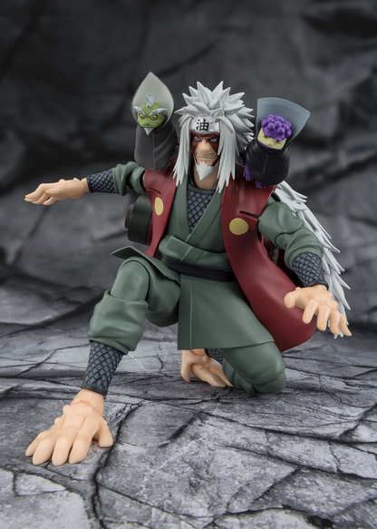 Naruto Shippuden S.H. Figuarts Jiraiya Hidden Leaf Heroic Master Sage (Sage Mode Set)