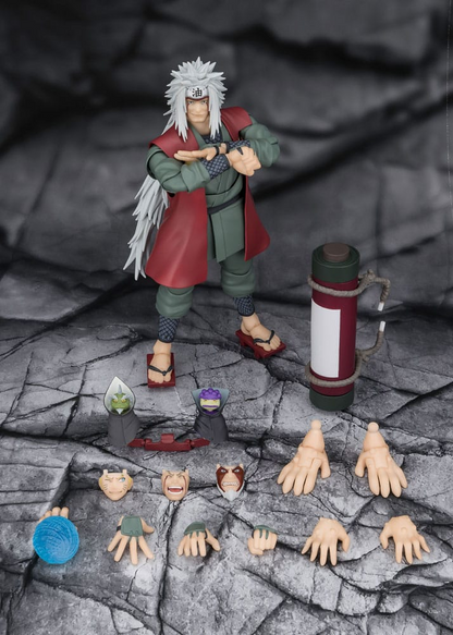 Naruto Shippuden S.H. Figuarts Jiraiya Hidden Leaf Heroic Master Sage (Sage Mode Set)