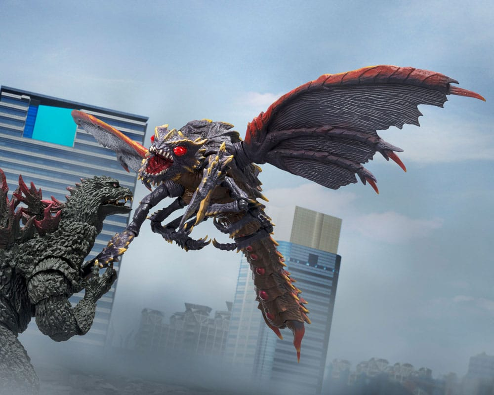 Godzilla S.H. Monster Arts Megaguirus Evolution Set