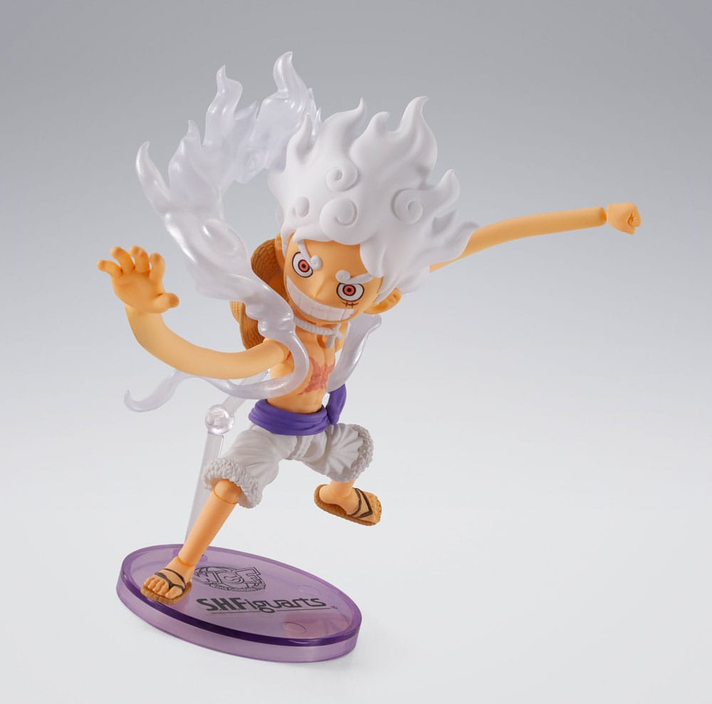 One Piece World Collactable Figures x S.H. Figuarts Monkey D. Luffy Gear 5