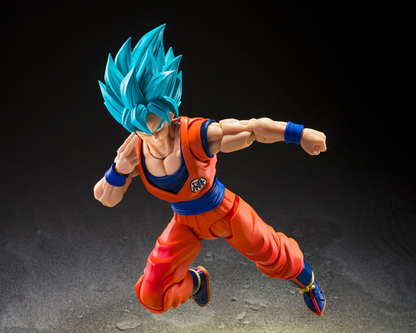 Dragon Ball Super S.H. Figuarts Super Saiyan God Super Son Goku (Blue power transcending Limits)