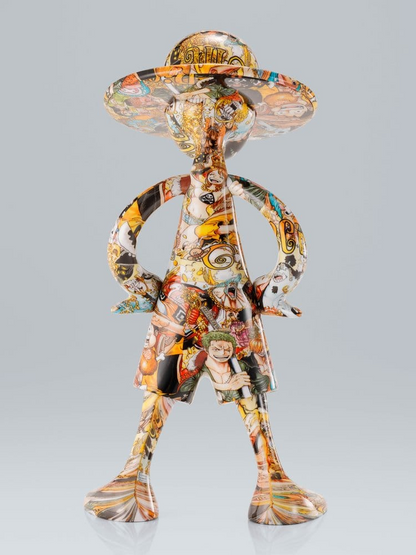 One Piece 1000 Logs Anniversary 1/8 Scale Luffy's ArtCanvas Figure