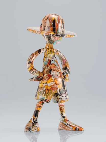 One Piece 1000 Logs Anniversary 1/8 Scale Luffy's ArtCanvas Figure