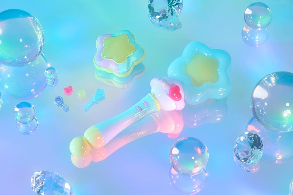 Magical Sisters Lulutto Lilly Proplica 1/1 Scale Replica Stattoneoneon & GlassHeart HopePact Set