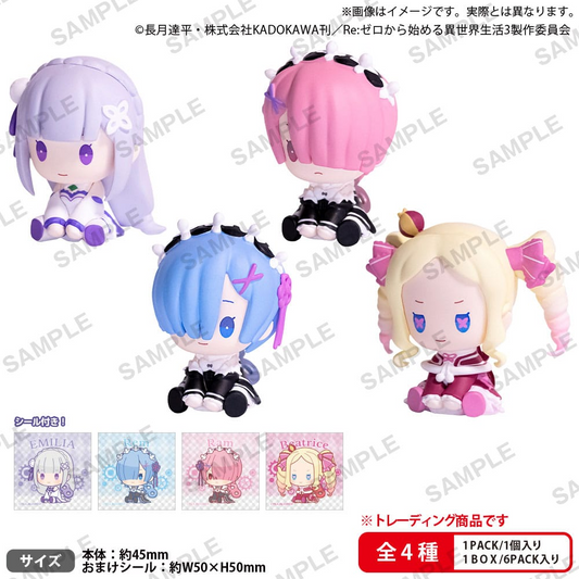 Re:Zero Starting Life in Another World Petatto Clockworks Mascot Blind Box Figure - (Complete Box)
