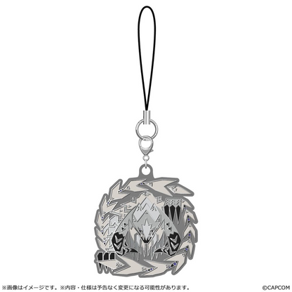 Monster Hunter Wilds Metal Keychains Monster Icon - (Complete Box)