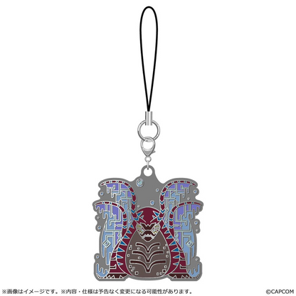 Monster Hunter Wilds Metal Keychains Monster Icon - (Complete Box)