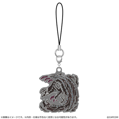Monster Hunter Wilds Metal Keychains Monster Icon - (Complete Box)