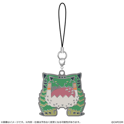 Monster Hunter Wilds Metal Keychains Monster Icon - (Complete Box)