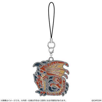 Monster Hunter Wilds Metal Keychains Monster Icon - (Complete Box)