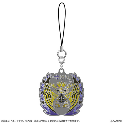 Monster Hunter Wilds Metal Keychains Monster Icon - (Complete Box)