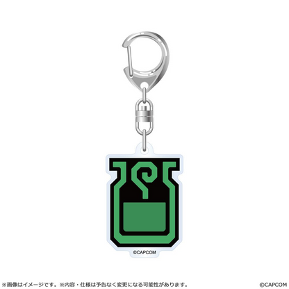 Monster Hunter Wilds Acrylic Keychains Item Icon - (Complete Box)