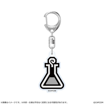 Monster Hunter Wilds Acrylic Keychains Item Icon - (Complete Box)