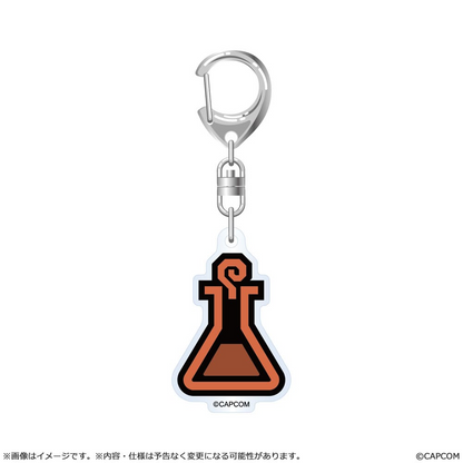 Monster Hunter Wilds Acrylic Keychains Item Icon - (Complete Box)