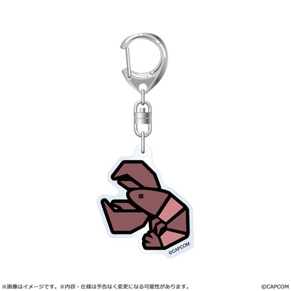 Monster Hunter Wilds Acrylic Keychains Item Icon - (Complete Box)