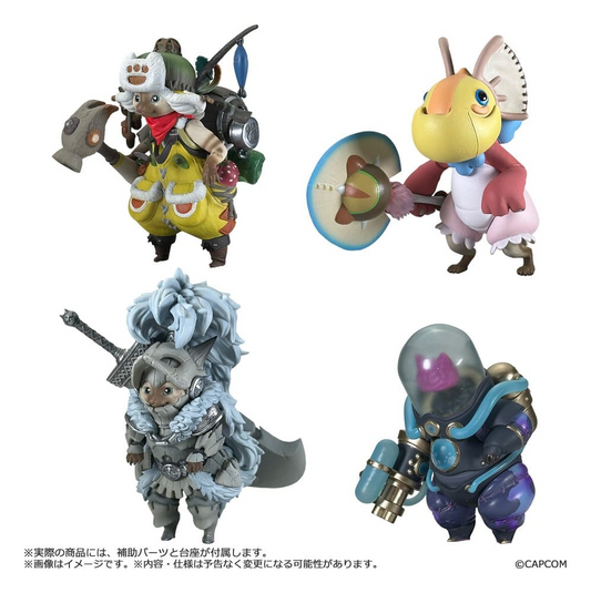 Monster Hunter Standard Model Plus Blind Boxes Palico Collection Vol. 1 - (COMPLETE BOX)