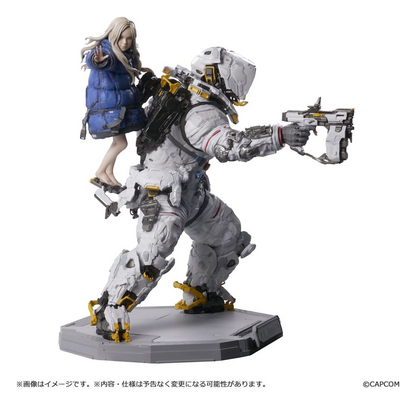 Pragmata Capcom Figure Builder Creator's Model 1/7 Scale Statue Hugh & Diana