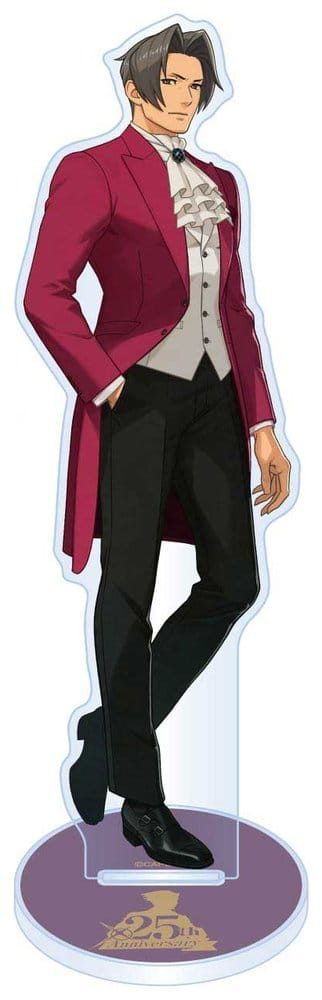 Ace Attorney Acrylic Stand Miles Edgeworth 25th Anniversary Ver