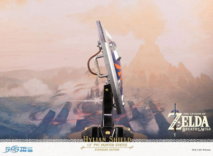 The Legend of Zelda Breath of the Wild Statue Hylian Shield Standard Edition