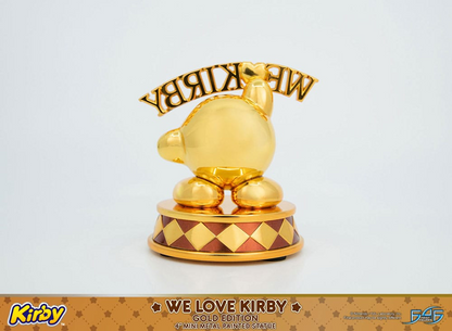 Kirby DieCast Statue We Love Kirby Gold Edition