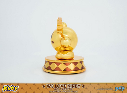 Kirby DieCast Statue We Love Kirby Gold Edition