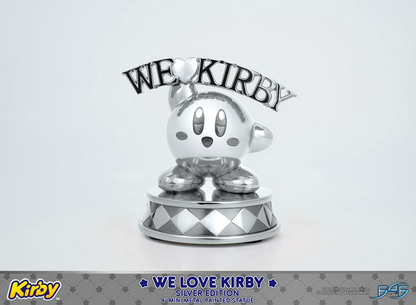 Kirby DieCast Statue We Love Kirby Silver Edition